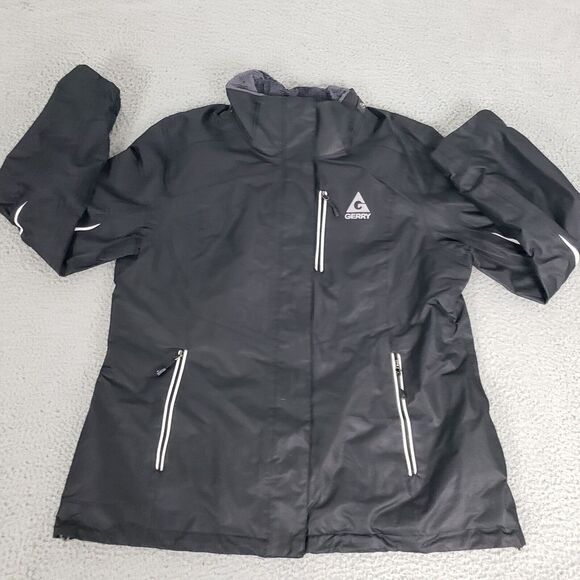 Gerry Jacket Womens Extra Large Black Outdoor Soft Shell Skiing XL Performance - Picture 5 of 13